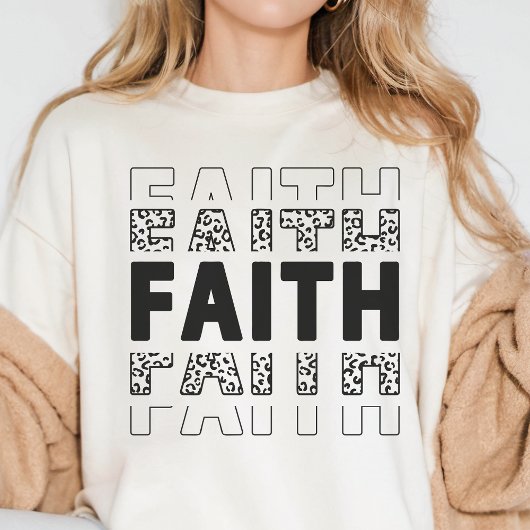 Faith Bold Design Christlich Tri-Blend Shirt