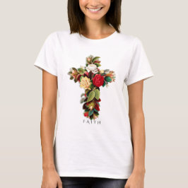 Faith Botanical Cross T-Shirt