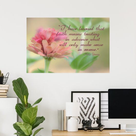 Faith Botanical Poster (Heimbüro)