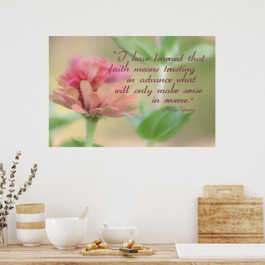 Faith Botanical Poster (Küche)