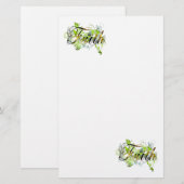 Faith Briefpapier (Vorne/Hinten)
