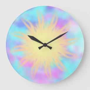 Faith ~ Burst Große Wanduhr