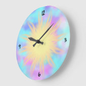 Faith ~ Burst Large Clock Große Wanduhr (Winkel)