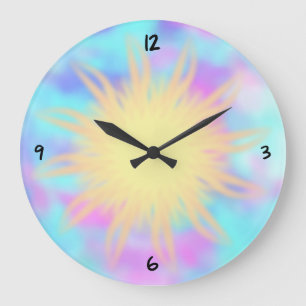 Faith ~ Burst Large Clock Große Wanduhr