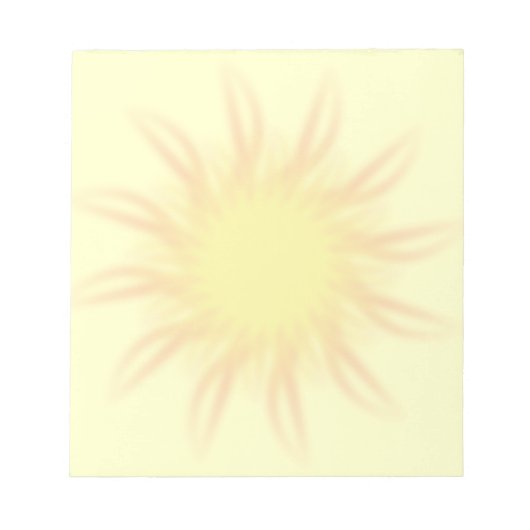 Faith ~ Burst Notizblock (Vorderseite)