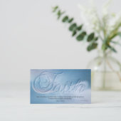Faith Business Card Visitenkarte (Stehend Vorderseite)