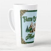 Faith Can Move Mountains Kaffeezubereitung Tasse (Linke Ecke)