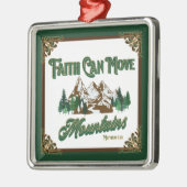 Faith Can Move Mountains Kaffeezubereitung Tasse Ornament Aus Metall (Links)