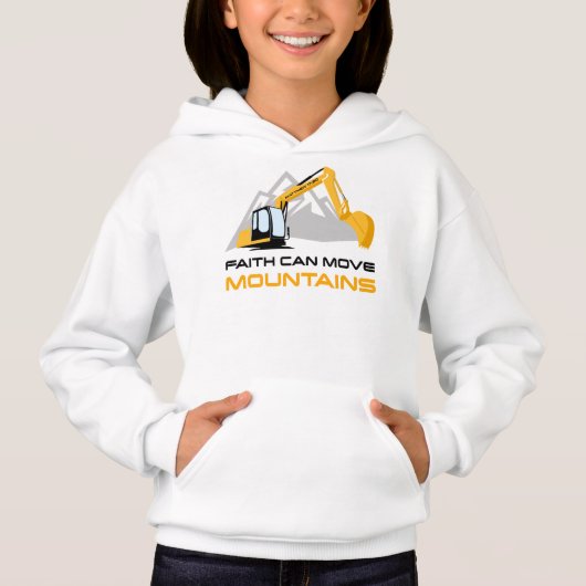 Faith Can Move Mountains - Kinder & Erwachsene Chr Hoodie (Vorderseite)