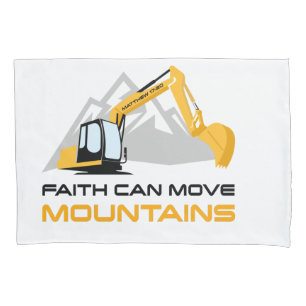 Faith Can Move Mountains - Kinder & Erwachsene Chr Kissenbezug