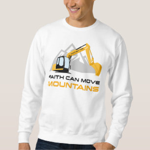 Faith Can Move Mountains - Kinder & Erwachsene Chr Sweatshirt