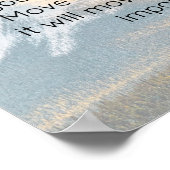 Faith Can Move Mountains Scripting Poster (Ecke)