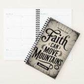 Faith Can Move Mountains Vintag Christlich Planer (Anzeige)