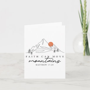 Faith Can Move Mountains Wandern Camping Bibel Ver Karte