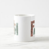 Faith Christlich Cross Bible Verse Kaffeetasse (Mittel)