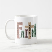 Faith Christlich Cross Bible Verse Kaffeetasse (Links)