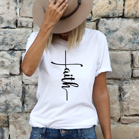 Faith Christlich Cross T-Shirt