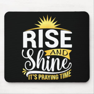 Faith Christliches Gebet Erhebe dich und leuchte E Mousepad