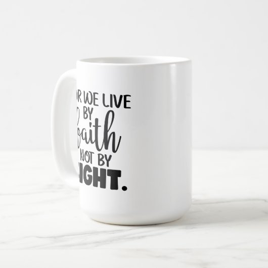 Faith Coffee Tasse (Vorderseite Links)