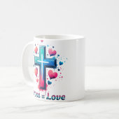Faith Coffee Tasse (Vorderseite Links)