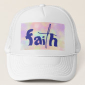 FAITH Colorful White Truckerkappe (Vorderseite)