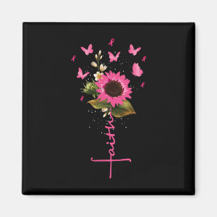 Faith Cross Breast Cancer Awareness Christlich Gif Magnet