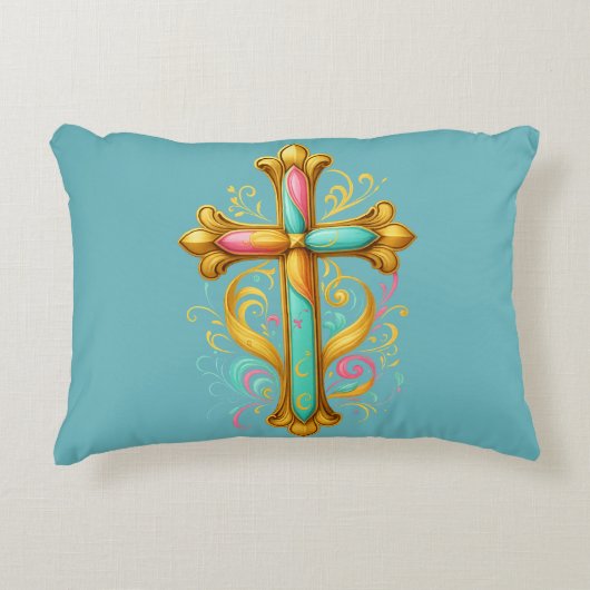 Faith Cross Dekokissen (Vorderseite)