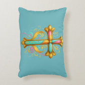 Faith Cross Dekokissen (Vorderseite(Vertikal))