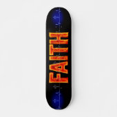 Faith Cross Heartbeat Skateboard (Vorne)