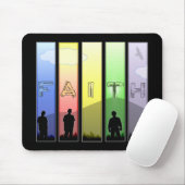 Faith Cross Mousepad (Mit Mouse)
