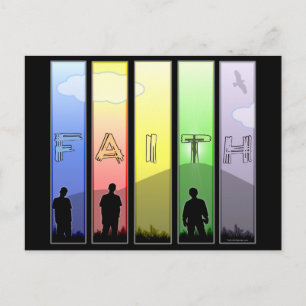 Faith Cross Postkarte