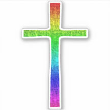 Faith Cross Rainbow