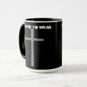 Faith Cross Silver - Worthy to Wear Tasse (Vorderseite Links)