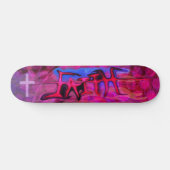 Faith Cross Skateboard (Horizontal)