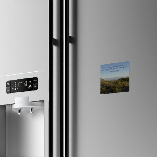 Faith Desert Collection – Matthew 11:28 Magnet