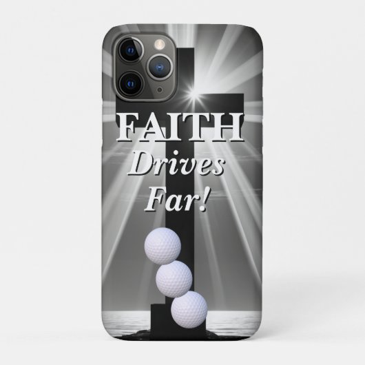 Faith Drives Far Case-Mate iPhone Hülle (Rückseite)