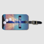 Faith Drives Far Golf  Gepäckanhänger (Vorderseite (Horizontal))