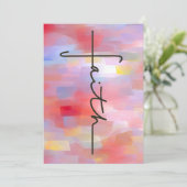 Faith Einladung (Stehend Vorderseite)