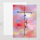 Faith Einladung (Vorne/Hinten)