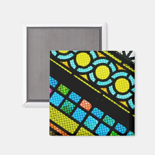 Faith Erholung Hope Stached Glass Window Colorful Magnet (Vorderseite/Rückseite)