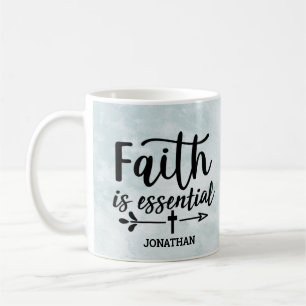Faith Essential Personalisiert Coffee Tasse