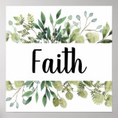 Faith Eucalyptus Poster (Vorne)