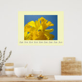 Faith Faith Faith Art druckt Spring Daffodien Poster (Küche)