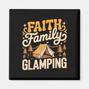 Faith Familien-Glamping-Luxus-Camping-Glamper Magnet