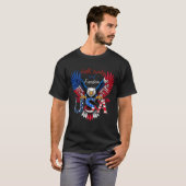Faith, Family, and Freedom - American Eagle USA T- T-Shirt (Vorne ganz)
