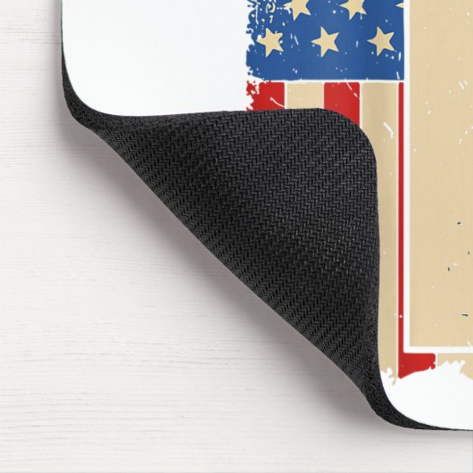 Faith Family Dom God Country Patriotic Christian O Mousepad (Ecke)