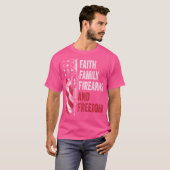 Faith Family Firearms Freedom - Pro God Guns Ar15 T-Shirt (Vorne ganz)