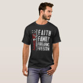 Faith Family Firearms Freedom - Pro God Guns Usa F T-Shirt (Vorne ganz)