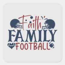 Faith Family Football art