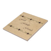 Faith Family Friends Star Tile Fliese (Seite)